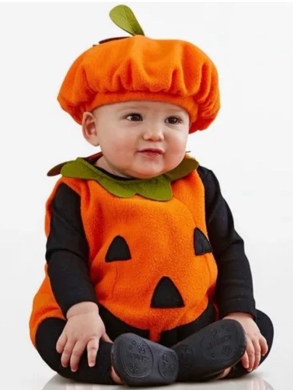Pottery Barn Kids Baby Pumpkin Halloween Costume Size 12-24 Months NEW with tags